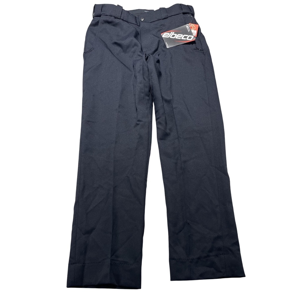 Elbeco CX360 Dress Pants Mens 34x30 Blue Polyester Stretch Uniform Workwear NEW